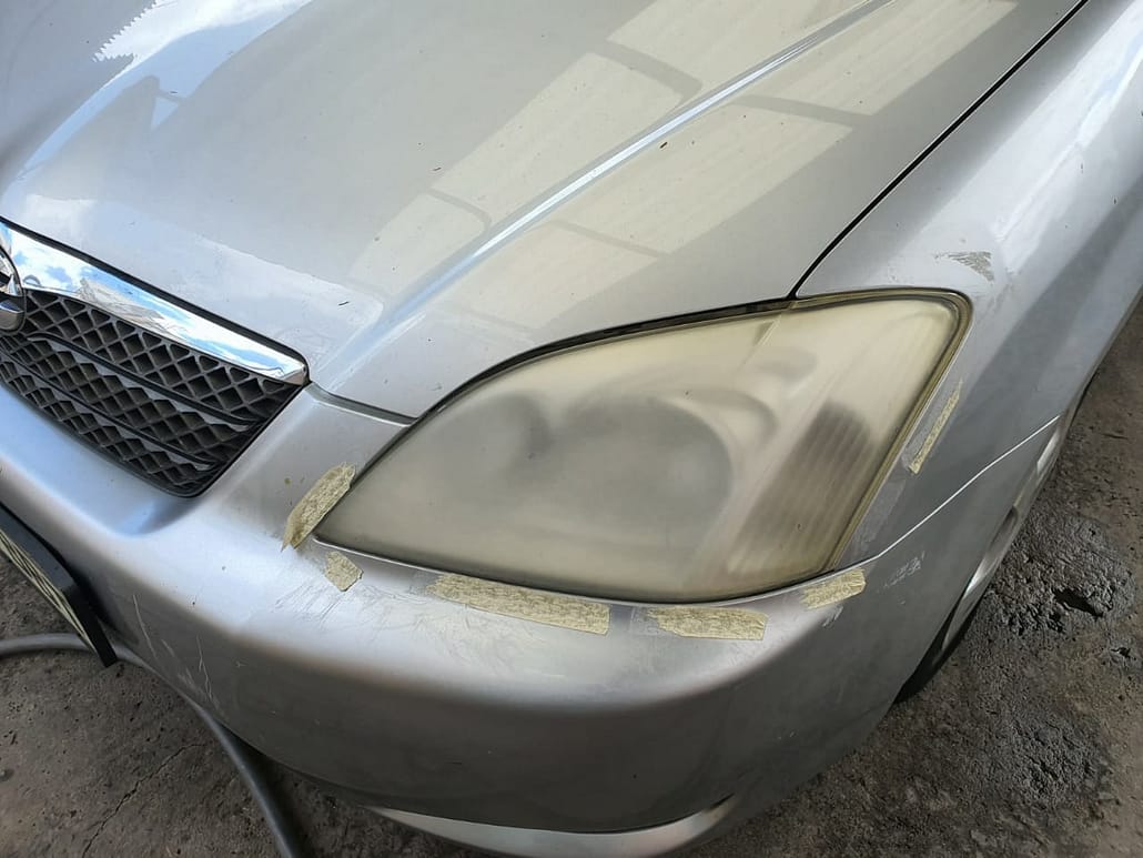 Photo of Toyota Corolla RUNX Headlight Restoration