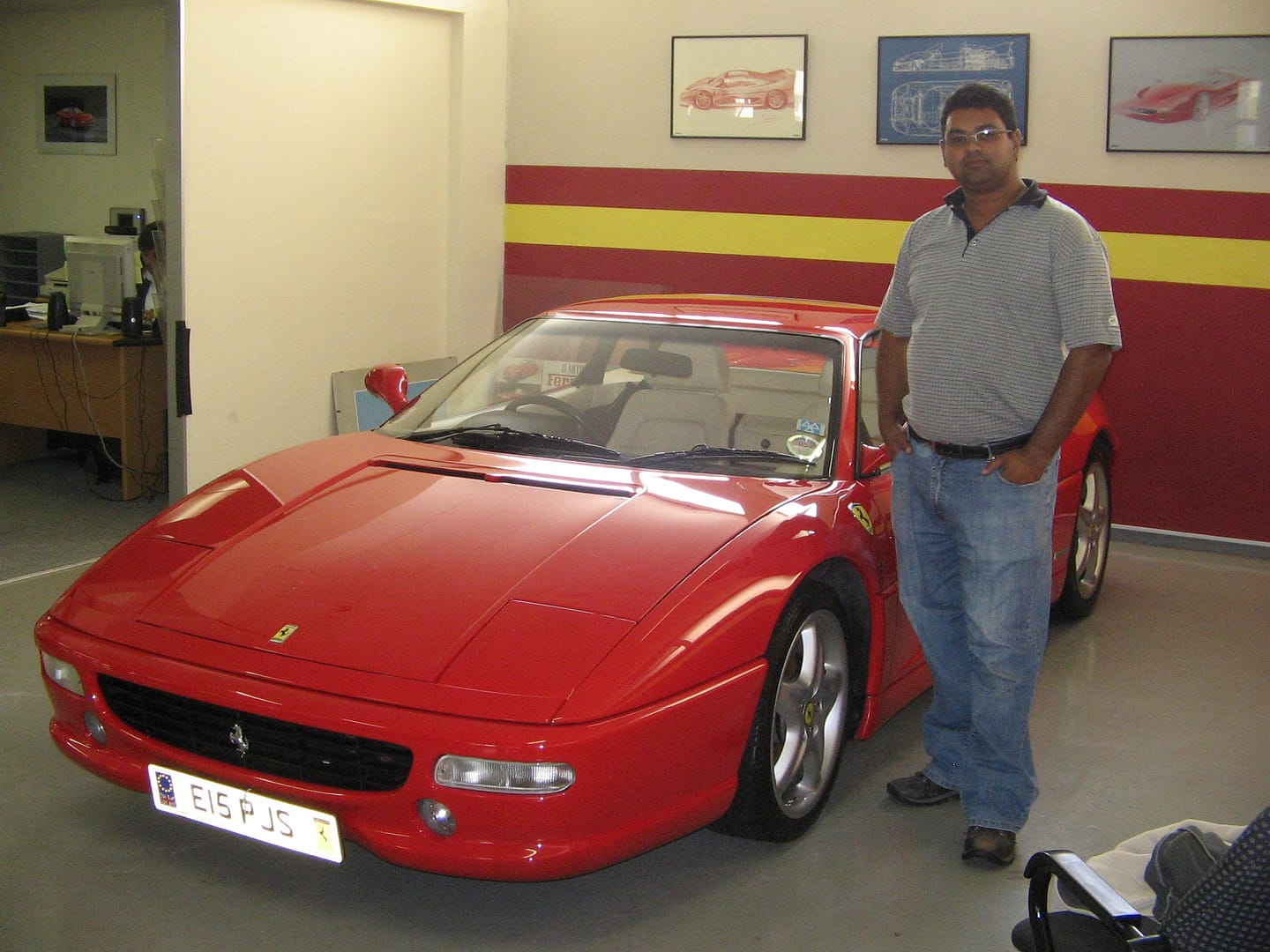 Ferrari F355 F1 detailed by Protouch Car Care in 2007 or 2008 for Viglietti Motors, then sole importer for Ferrari