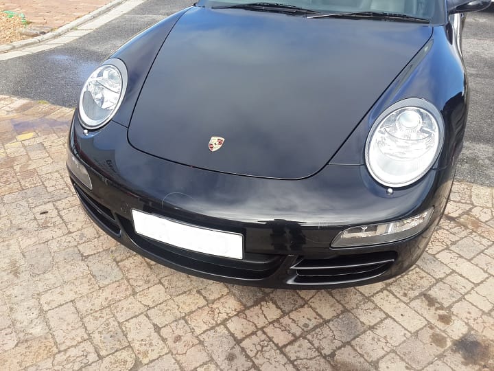 Front bonnet of the Porsche also known as the frunk - front trunk