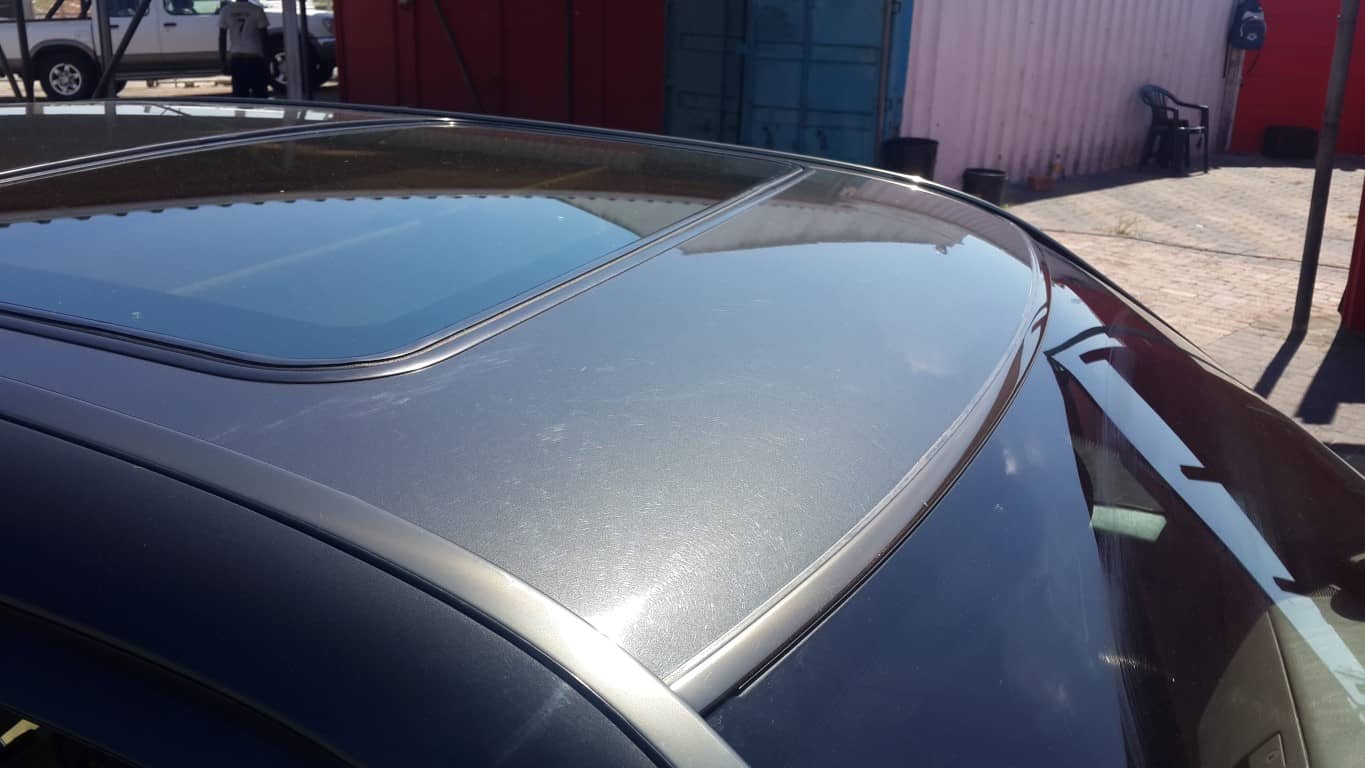 Before polishing rooftop side view